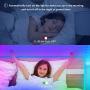 50ft/15m Dreamcolor RGBIC LED Strip Lights for Bedroom, Megulla Bluetooth APP Controlled 12v LED Tape Lights with Remote and 300+ LED-Chasing Lighting Effects for Kitchen, Living Room, Gaming Room