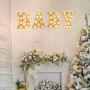 Fashlits LED Marquee Letter Lights Sign, Battery Powered Light Up Alphabet Letters for Bedroom Wedding Birthday Party Christmas Home Bar Decoration (H)