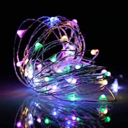 Ehome 100 LED 33ft/10m Starry Fairy String Light, Waterproof Decorative Copper Wire Lights for Indoor, Bedroom Festival Christmas Wedding Party Patio Window with USB Interface (Multi Color)