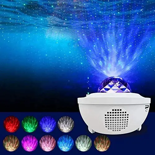 Galaxy Globe Light Nova Projector - Star Light Projector for Bedroom by Myriad 365 | Galaxy Glow Projector | Ocean Galaxy Light Bedroom | Comes w/Remote