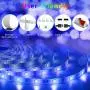 Borllyem Led Strip Lights 32.8 Feet, Music Sync Led Lights Strip Colors Changing Rope Lights with Remote App Control Led Lights for Home Party