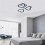 Modern 3 Heart Rings Crystal Chandelier Ceiling Light Fixture LED Pendant Lamp for Living Room Dinning Room Bedroom Indoor Lighting (Heart Cool White) Modern 3 Heart Rings Crystal Chandelier Ceiling Light Fixture LED Pendant Lamp for Living Room Dinning Room Bedroom Indoor Lighting (Heart Cool White)