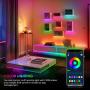 YUNLIGHTS Dreamcolor LED Strip Lights, 16.4ft RGBIC 5050 LED Color Changing Rainbow Tape Lights, Music Sync LED Lights with App Control for Bedroom, TV Backlight, Bar