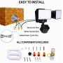 Exterior Security Lights Motion Sensor, Dusk to Dawn LED Flood Lights Hard Wired 110V/130V, 5000K Multifunction, ETL Approved Outdoor Lights Motion Detected for Garage/Porch/Yard,1-Pack, GLEEBOM