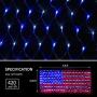 Twinkle Star 390 LED American Flag String Lights (Super Larger & Safer), Outdoor Lighted USA Flag Waterproof Hanging Ornaments for Independence Day, July 4th, National Day, Memorial Day