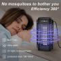 VANELC Bug Zapper, Electric Mosquito Killer Lamp, Light-Emitting Flying Insect Trap, Insect Fly Pest Attractant Trap, Effective 4200V Powered Electric Mosquito Zappers for Patio, Outdoor, Indoor