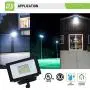 ASD 30W LED Flood Light with Arm - 5000K Daylight 3056 Lm - 70W MH Equivalent - IP65 Waterproof - 120V Commercial Super Bright LED Floodlight Outdoor Garage - Black Finish - UL & DLC Standard, 10-Pack