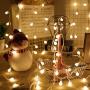 Koxly Globe String Lights 49 Ft 100 LED Waterproof Decoration Light Strings Plug in Fairy Lights with Remote Control for Indoor Outdoor Bedroom Christmas Party Xmas Tree