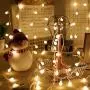Koxly Globe String Lights 49 Ft 100 LED Waterproof Decoration Light Strings Plug in Fairy Lights with Remote Control for Indoor Outdoor Bedroom Christmas Party Xmas Tree