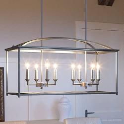 Luxury Moroccan Chandelier, Large Size: 16.5''H x 30.125''W, with Traditional Style Elements, Brushed Nickel Finish, UHP2651 from The Mackay Collection by Urban Ambiance