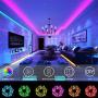 SILFU Led Strip Lights 65.6 Feet Flexible Led Lights for Bedroom RGB LED Lights Color Changing with 44 Keys APP SMD 5050 for Bedroom Kitchen Room DIY Home Decoration