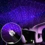 USB car Full Star Atmosphere Light Starlight Projection Night Light LED Interior Light Starry Night Light Modified car Interior Decoration - Plug and Play (Blue)