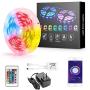 CMARS 16.4ft Tv Led Strip Lights, App Control and Music Mode, TV led Backlight with IP 65 Waterproof, led Strip Lights for Bedroom and More Only 2.4Ghz