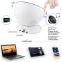 Exelme Night Light Projector Ocean Wave - Sound Machine with Soothing Nature Noise and Relaxing Light Show - Color Changing Wave Light Effects for Kids Adults Bedroom Living Room