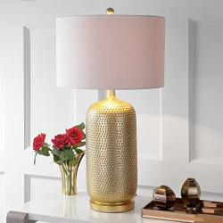 JONATHAN Y JYL1017A Sophia 30'' Resin LED Lamp Modern,Contemporary,Glam,Bohemian for Bedroom, Living Room, Office, College Dorm, Coffee Table, Bookcase, Gold