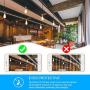 Vintage LED Edison Bulb, 6W, Equivalent 60W, Soft White 2700k, Non-Dimmable Led Filament Light Bulb, E26 Base, High CRI 95+ Eye Protection Led Bulb, Clear Glass for Home Bathroom Kitchen, Pack of 5