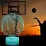 Basketball Night Light,3D Illusion Effect Lamp Light Remote Control RGB Colors&Dimmable Bday Xmas Gift Ideas for NBA Sport Lovers Kids Teen Boys Girls(Basketball) Basketball Night Light,3D Illusion Effect Lamp Light Remote Control RGB Colors&Dimmable Bday Xmas Gift Ideas for NBA Sport Lovers Kids Teen Boys Girls(Basketball)