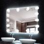 Hollywood Led Vanity Lights Strip Kit, with 14 Dimmable Light Bulbs for Full Body Length Mirror and Bathroom Wall Mirror, Plug in Mirror Lights with Power Supply, White (No Mirror Included)