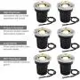 Landscape Lights Sunriver 6Pack LED Well Lights 1W 12V-24V Ground Lights IP67 Waterproof Low Voltage Landscape Lighting Spotlight for Driveway, Deck, Step, Garden Lights Outdoor (Warm White) Landscape Lights Sunriver 6Pack LED Well Lights 1W 12V-24V Ground Lights IP67 Waterproof Low Voltage Landscape Lighting Spotlight for Driveway, Deck, Step, Garden Lights Outdoor (Warm White)