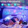 Star Night Light Projector.Vercarnon Remote Control Ocean Wave LED Star Light Galaxy Projector with Bluetooth Music Speaker for Kids Bedroom Decoration Party Home Holidays Ambiance