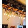 SUSUO Lighting Retro 6 Lamp Hemp Rope Chandelier Twisted Flaxen Rope Country Style Pendant Lights (#1)