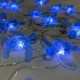 Blue Sea Turtle String Lights Christmas Nautical Wall Décor 10ft 30 LEDs with Remote Powered by USB Plug-in or Battery Pack for Summer Ocean Themed Wedding Baby Shower Birthday Party House Decoration