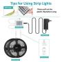 LED Strip Lights, Lampee 32.8ft 12V Flexible RGB Color Changing Tape Lights, 5050 SMD Rope Light Kit with Remote Control and 300 LEDs for Home, Kitchen, Bedroom, DIY Decoration