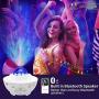 Star Projector, Yamla Smart Galaxy Light Projector Work with Alexa Google Assistant, Ocean Wave Night Light Projector with App Remote Control Bluetooth Speaker, Sky lite for Kids Adults Bedroom Party