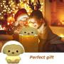 Dog Night Light, Night Lights for Kids, Bedside lamp for Children, Baby Nursery light, LED Lights - Break Resistant/Eye Caring/Adjustable Brightness & Color/Time setting/Touch-Control & Remote Control