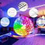 LED Strip Lights,16.4ft Led Light Strip,Led Color Changing Lights with Remote,Mood Lighting for Bedroom, Gaming Desk,Gaming Chair,Room Decoration SMD 5050 Strip Lights
