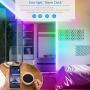 32.8ft/10M LED Strip Lights, GOADROM Smart RGB LEDs Light Rope Lights Music Sync DIY Colors Changing Timing with Remote + APP Bluetooth Controller for Bedroom Home TV Party Christmas