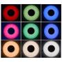 Horevo 24W Ceiling Light with Bluetooth Speaker, Smart APP Control+Romote Dimmable White Warm Light RGB Color Changing,LED Flush Mount Ceiling Light for Living Room Bedroom Kids Room Lights