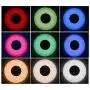 Horevo 24W Ceiling Light with Bluetooth Speaker, Smart APP Control+Romote Dimmable White Warm Light RGB Color Changing,LED Flush Mount Ceiling Light for Living Room Bedroom Kids Room Lights