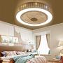 Modern Ceiling Fan Lights Remote Control Fan Lamps Invisible Ceiling Lights Fan Lighting Dimmable Indoor Lamp Home Decoration Dining Room Bedroom Living Ceiling Lights