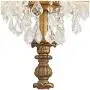 Duval Cottage Table Lamp Crystal Gold Candlestick Beige Bell Shade for Living Room Family Bedroom Bedside Nightstand - Barnes and Ivy Duval Cottage Table Lamp Crystal Gold Candlestick Beige Bell Shade for Living Room Family Bedroom Bedside Nightstand - Barnes and Ivy