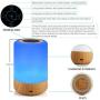 Night Light, Bedside Bedroom Lamp, Small Led Table Lamps, Smart Touch Control Lights, Battery Powered, Wireless Rechargeable lamp (Dimmable 3 Level Warm White Light, Six Colour Changing RGB)