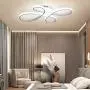 Qcyuui 37W LED Ceiling Light Fixture, Modern Acrylic Lighting Fixture with Creativity Shape, Flush Mount Ceiling Lamp 6500k for Bedroom, Living Room, Kitchen, Balcony, Dining Room Decor