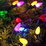 RECESKY C3 Bulbs Christmas String Lights with Timer - 50 LED 16.4ft Battery String Lights for Outdoor and Indoor, Fairy Lighting for Garden, Yard, Garland, House, Xmas Tree, Christmas Decorations