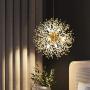 Dellemade DD00861 Plug in Sputnik Chandelier 8-Light Golden Luxurious Pendant Light for Bedroom, Living Room, Dining Room