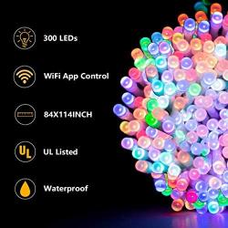 Vanthylit Curtain String Light 300 LED Multi-Colored Hanging Fairy Curtain Lights for Bedroom Living Room Wall Party Xmas Backdrop