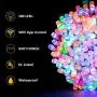 Vanthylit Curtain String Light 300 LED Multi-Colored Hanging Fairy Curtain Lights for Bedroom Living Room Wall Party Xmas Backdrop