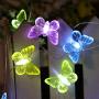 HDNICEZM Butterfly String Lights,Twinkle Lights 8 Lighting Mode Waterproof 21.1ft 40 LED USB Plug in with Remote Control for Home Indoor Outdoor Garden Holiday Parties Patio Plants Shelf Decor