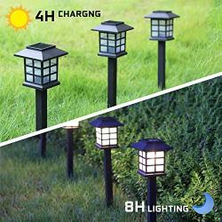 Otdair Solar Path Lights Outdoor - Waterproof LED Solar Pathway Lights Outdoor for Yard, Garden, Path, Landscape, Patio, Walkway, 12 Pack