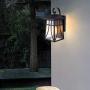 Outdoor Wall Lantern, 1-Light Outdoor Indoor Wall Sconce, Exterior Wall Sconce Fixture with Matte Black, Suitable for Entryway, Doorway, Porch, E26 Base LED Bulb