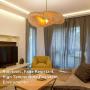 Bamboo Pendant Light for Kitchen Island, Dining Room Lighting Fixtures Hanging Lamp, Creative Rattan Chandelier Bird Nest Lampshade for Bar Cafe Living Room(with no Bulb)