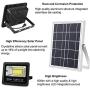 Bemexred Solar Flood Lights Outdoor/Indoor, Remote Control Solar Lights Dusk to Dawn, Auto On/Off Motion Sensor Solar Security Lights with 800Lm IP65 Waterproof for Yard, Barn, Garden, Patio