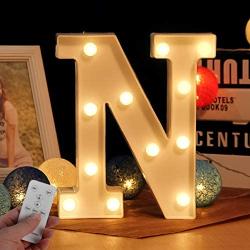 Light Up Letters for Wall Decor Led Letter Marquee Lights Alphabet Light Up Letters Light with Remote, Wall Decor Night Lights for Bedroom Wedding Party Birthday Home Bar Decoration