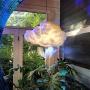 BEFOKA DIY Fluffy Cotton Cloud Light Cloud Lamp Creative Handmade Floating Clouds Night Light for Children Kids Bedroom Home Decoration (Warm Light-Feather)