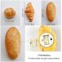 LED Light Croissant Cross Bread Night Light Home Party Decoration Creative Gift LED Kids Night Lamp for Bedroom Living Room (Croissant B)