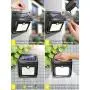 ZOOKKI Solar Lights Outdoor, 28 LED Wireless Motion Sensor Lights, IP65 Waterproof Wall Light Easy-to-Install Security Lights for Outdoor Garden, Patio, Yard, Deck, Garage, Driveway, Fence 4 Pack ZOOKKI Solar Lights Outdoor, 28 LED Wireless Motion Sensor Lights, IP65 Waterproof Wall Light Easy-to-Install Security Lights for Outdoor Garden, Patio, Yard, Deck, Garage, Driveway, Fence 4 Pack